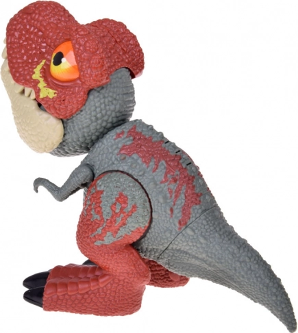 Dinosaure Tyrannosaurus Rex avec parties mobiles et effets sonores et lumineux