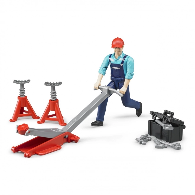 Bruder BWORLD Mécanicien avec outils