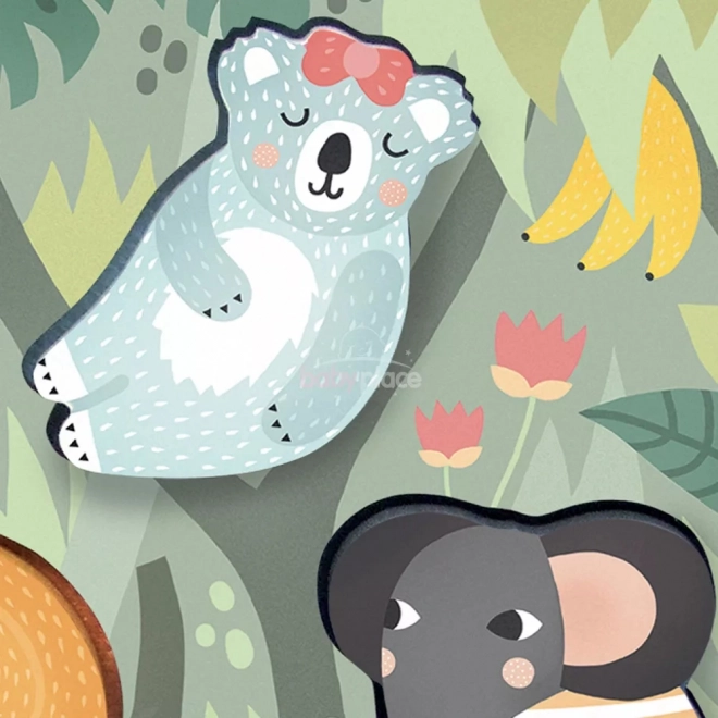 Puzzle d'encastrement Vilac - animaux exotiques