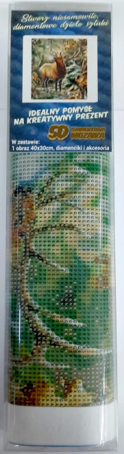 Norimpex Peinture en diamant Appel de la forêt 30x40 cm