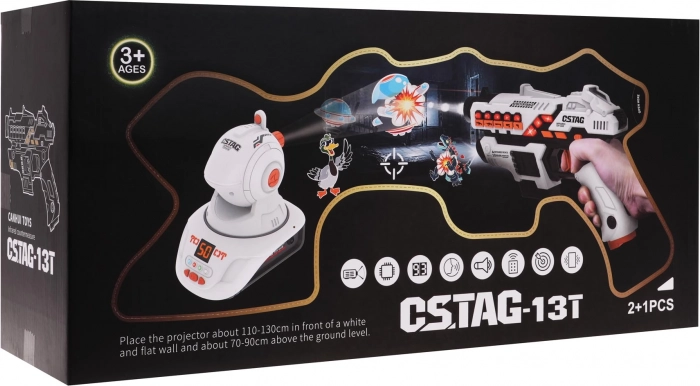 ensemble laser pour enfants avec projecteur – 2 blasters et jeu interactif