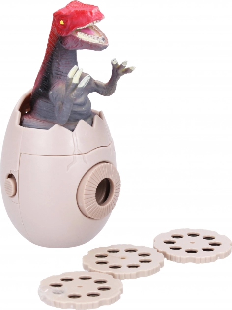 Projecteur à motif dinosaure 10 cm gris
