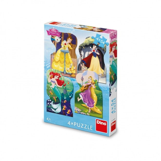 DINO Puzzle Princesses Disney 4x54 pièces