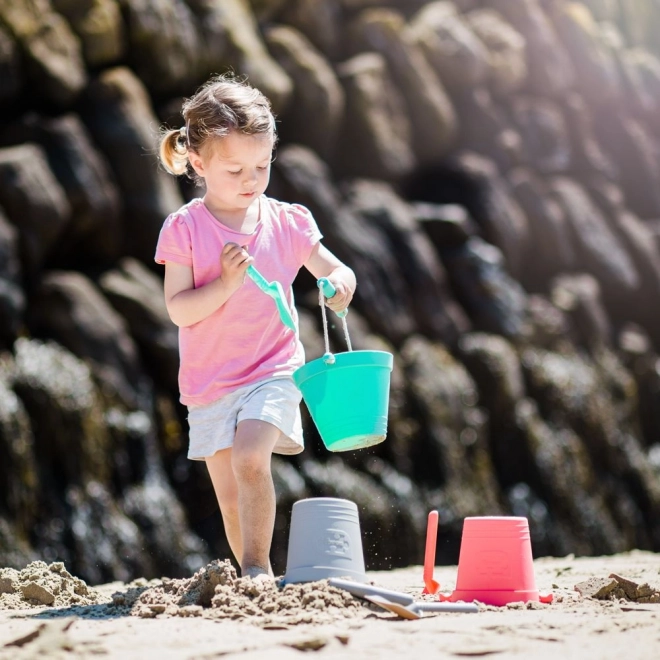 Bigjigs Toys Seau de plage bleu