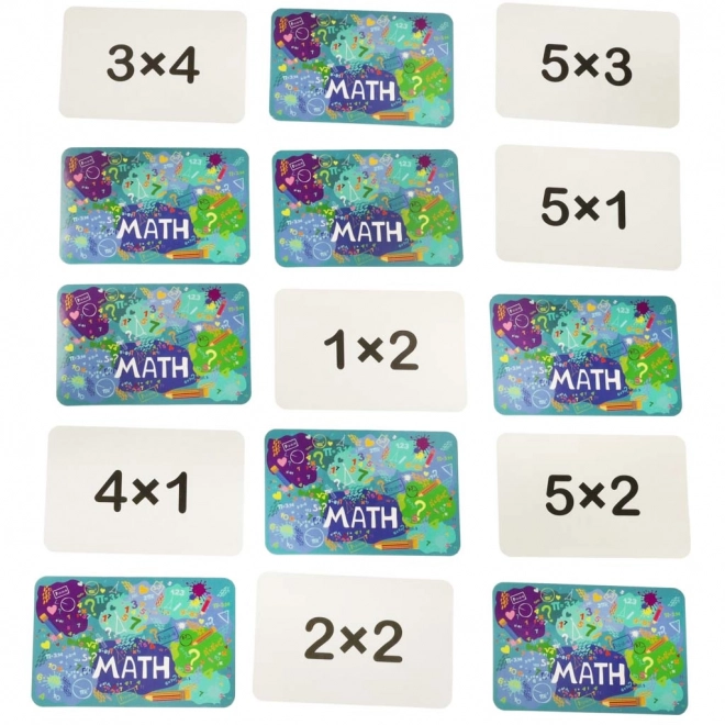 Jouet éducatif en bois pour la multiplication avec des anneaux colorés