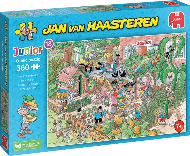 Puzzle JUMBO JvH Junior 18 : Jardin de l'école 360 pièces
