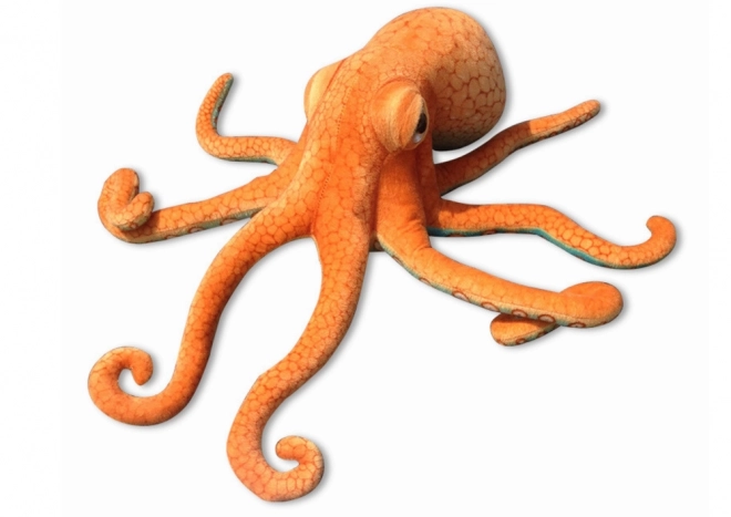 Peluche pieuvre 55 cm orange