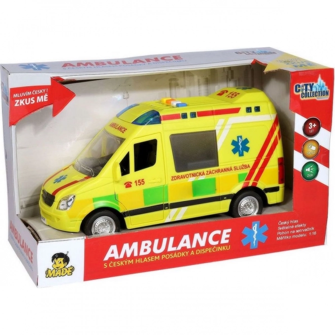 Ambulance à batterie avec voix tchèque