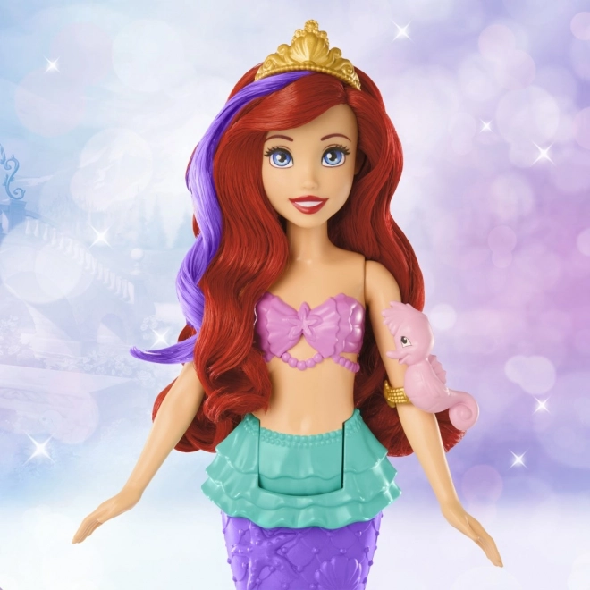 MATTEL Disney Princesse poupée Ariel petite sirène nage, change de couleur