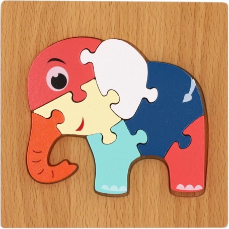 Puzzle en bois Animaux mixte d'espèces