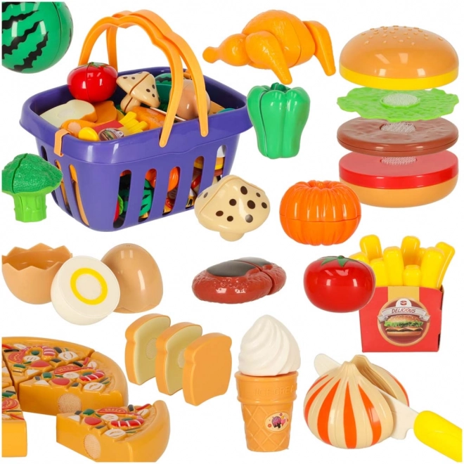Ensemble d'aliments à découper 26 pcs