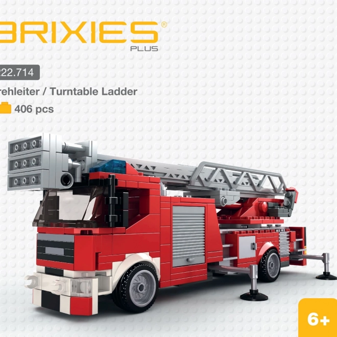 Brixies Plus camion de pompiers avec échelle rotative