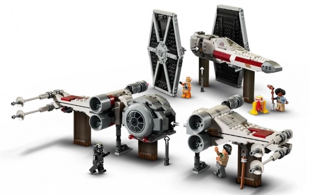 LEGO Star Wars 75393 Intercepteur TIE et X-wing - ensemble combiné