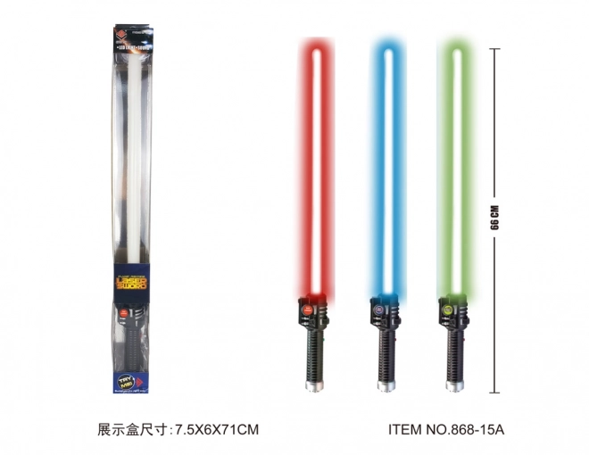 Épée lumineuse 66 cm