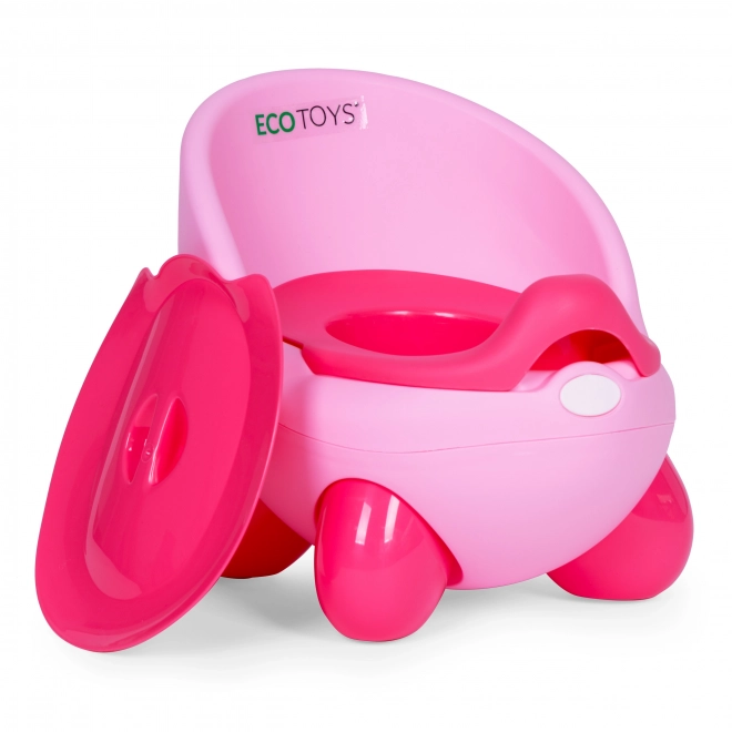 Pot de nuit d'enfant avec insert amovible et pieds antidérapants ECOTOYS
