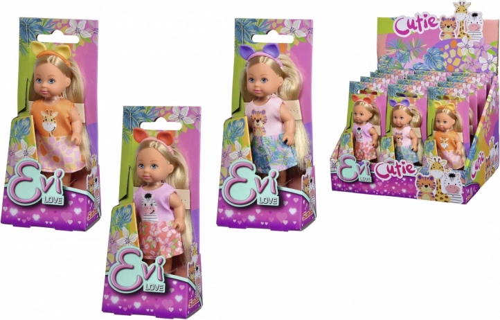 poupée Evi LOVE sucrée – assortiment de 3 modèles, présentoir de 12 pcs