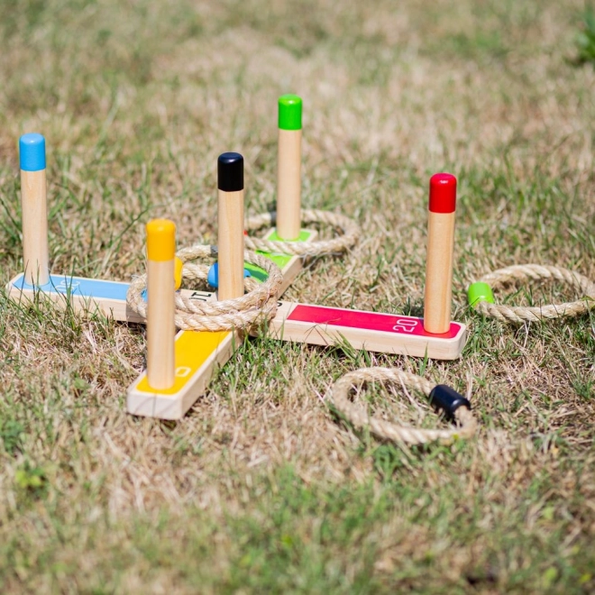 Bigjigs Jouets Lancer d'anneaux
