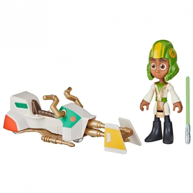 Star Wars figurine d'action préscolaire avec véhicule, Kai