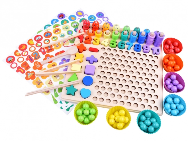Kit éducatif en bois Mathématiques