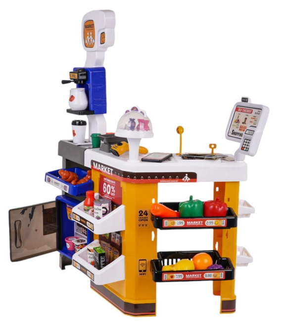 MEGA Supermarché avec chariot + accessoires
