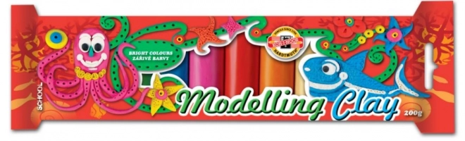 KOH-I-NOOR Plastiline 10 couleurs