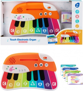 Piano tactile pour enfants avec effets lumineux et sonores
