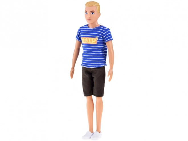 Poupée garçon stylée Anlily en t-shirt à la mode et short