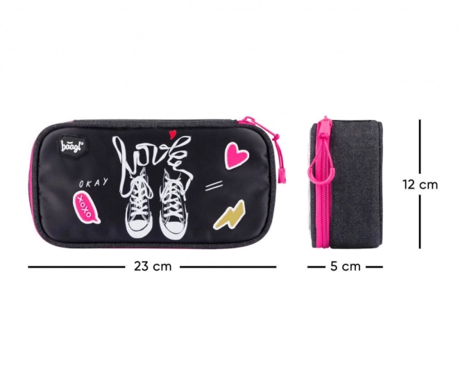 Trousse d'école étui baskets