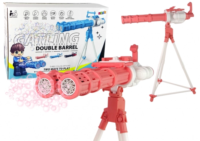Pistolet à bulles de savon Tripod Rose