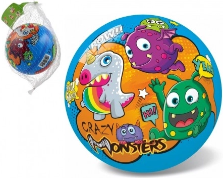 Balle gonflable Monstres 14 cm en filet