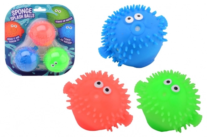 Ballons d'eau avec éponge