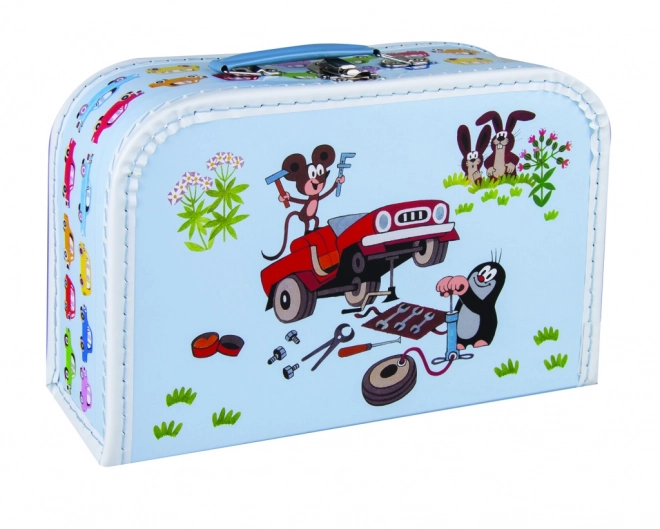Valise Krtek et voiture 30 cm