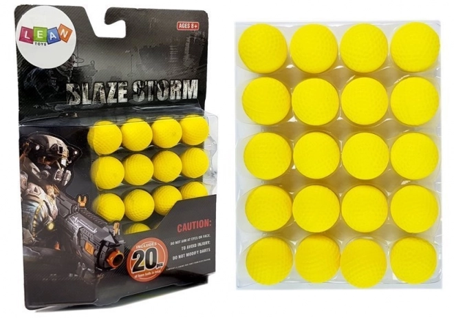 Balles de fusil de diamètre 2 cm 20 pcs.