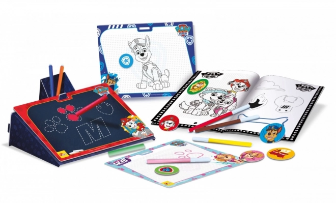 Ensemble scolaire de dessin avec sac à dos Pat' Patrouille