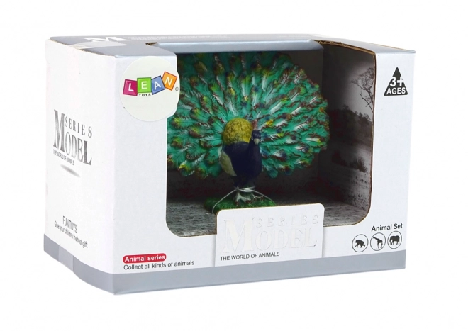 Figurine de collection Paon royal de la collection Monde des animaux