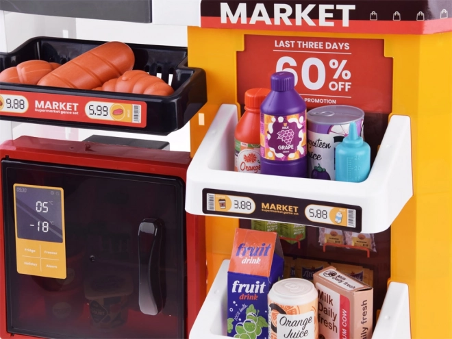 Grand supermarché de pâtisserie + accessoires de chariot ZA4638
