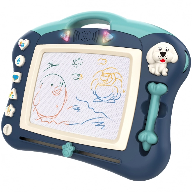 Tableau magnétique interactif Woopie Znikopis bleu