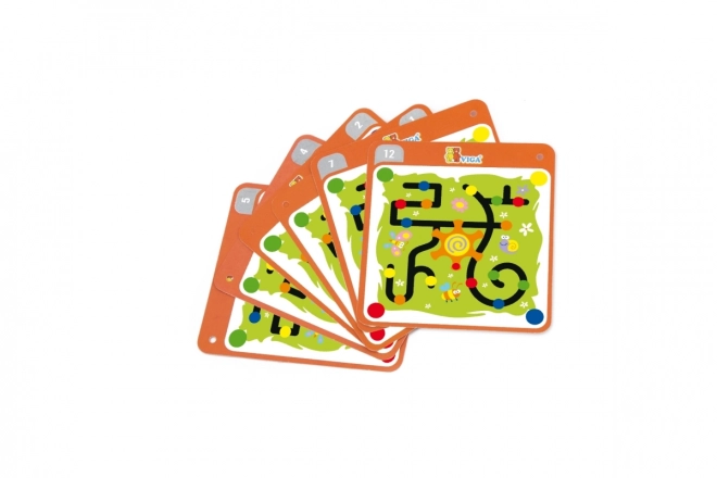 Viga Trop et Suivez Jeu Didactique en Bois Montessori