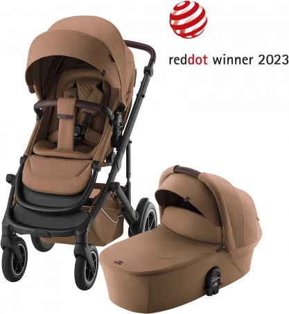 Poussette pour enfants Smile 5Z Lux avec nacelle couleur Warm Caramel