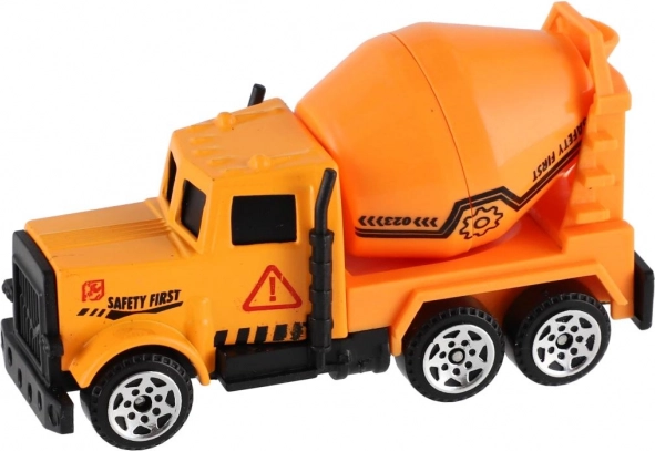Mini voitures de construction métal/plastique 7 cm marche libre mixte