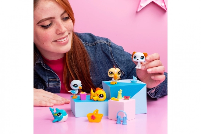 Littlest Pet Shop ensemble figurines de plage