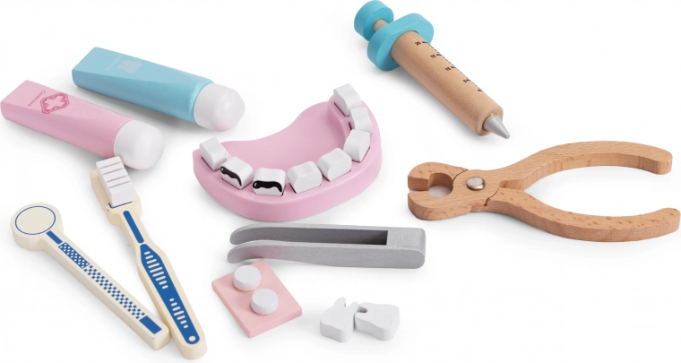 Éléments en bois sûrs aux bords lisses