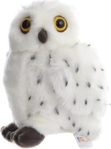 Chouette harfang en peluche 18 cm