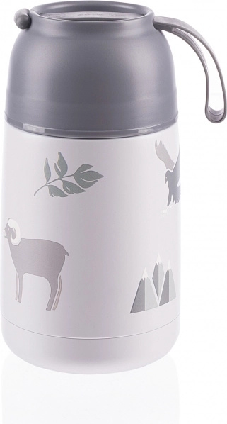 Thermos alimentaire avec poignée en silicone 620 ml, Mountains