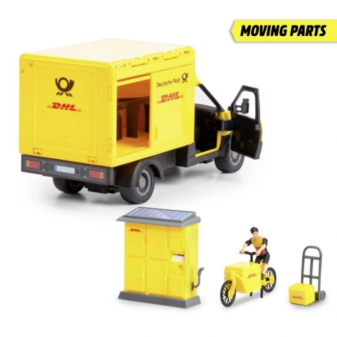 Ensemble avec véhicule DHL 25 cm City