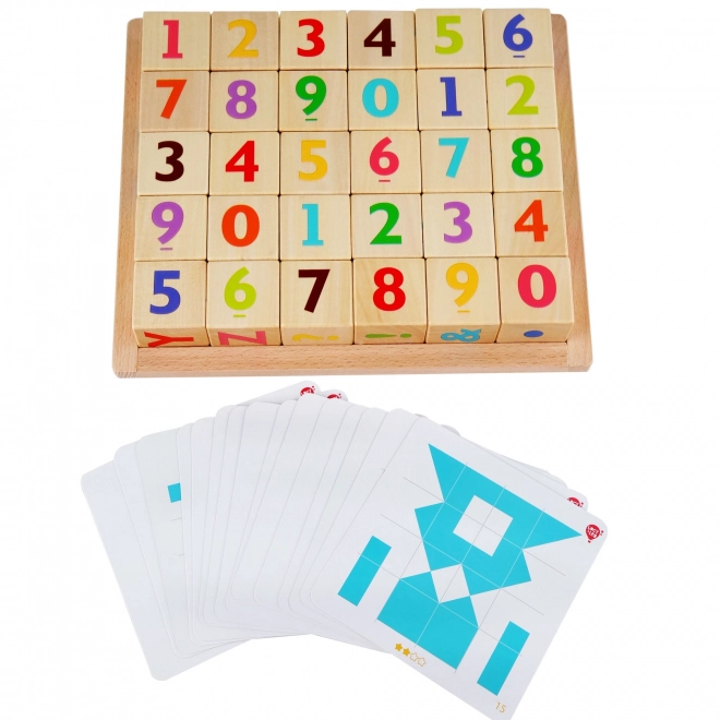 Cubes Intelligents de Lucy&Leo – Ensemble en bois pour l'apprentissage de l'alphabet anglais