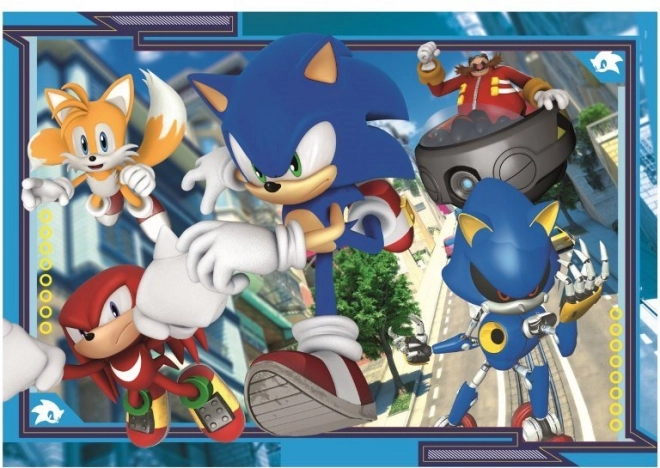 Puzzle Clémentoni Hérisson Sonic Prêts 180 pièces