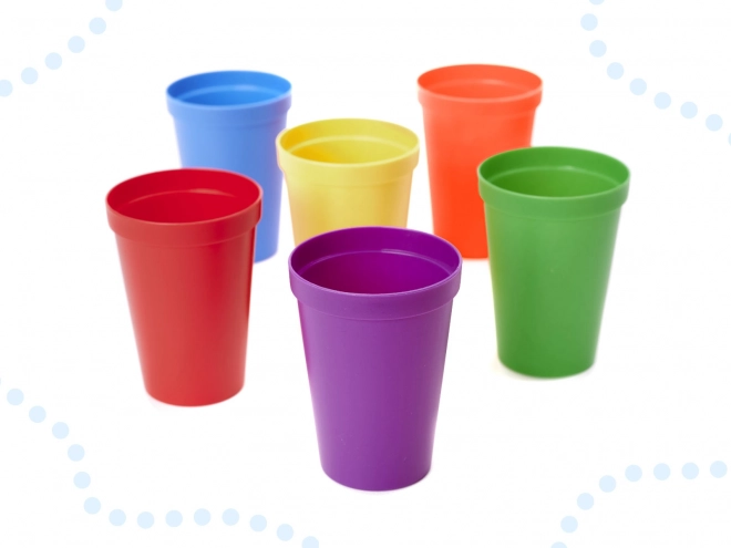 Ensemble Montessori de Pierres Colorées Créatives 65 pcs