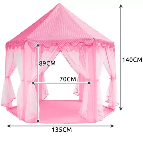 Kruzzel tente enfant rose 23869