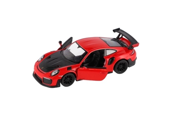 Auto Kinsmart Porsche 911 GT2 RS métal/plastique 13cm 4 couleurs à friction 12pcs en boîte